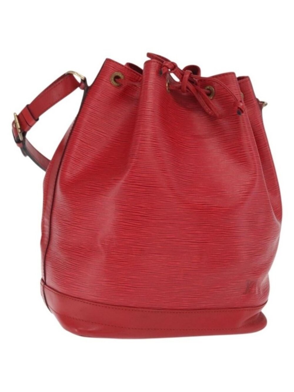 Authentic LOUIS VUITTON Epi Noe Shoulder Bag Red M44007 LV